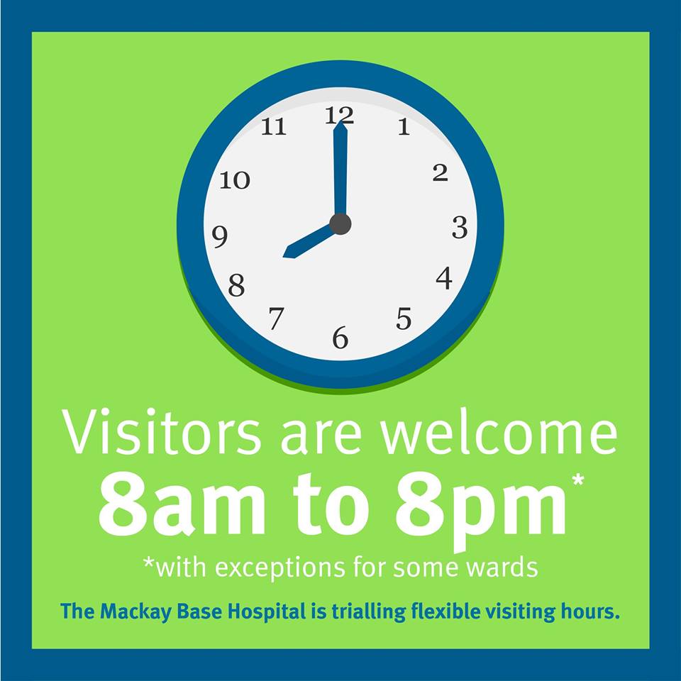 Mackay Base Hospital Trials Flexible Visiting Hours Mackay Hospital 