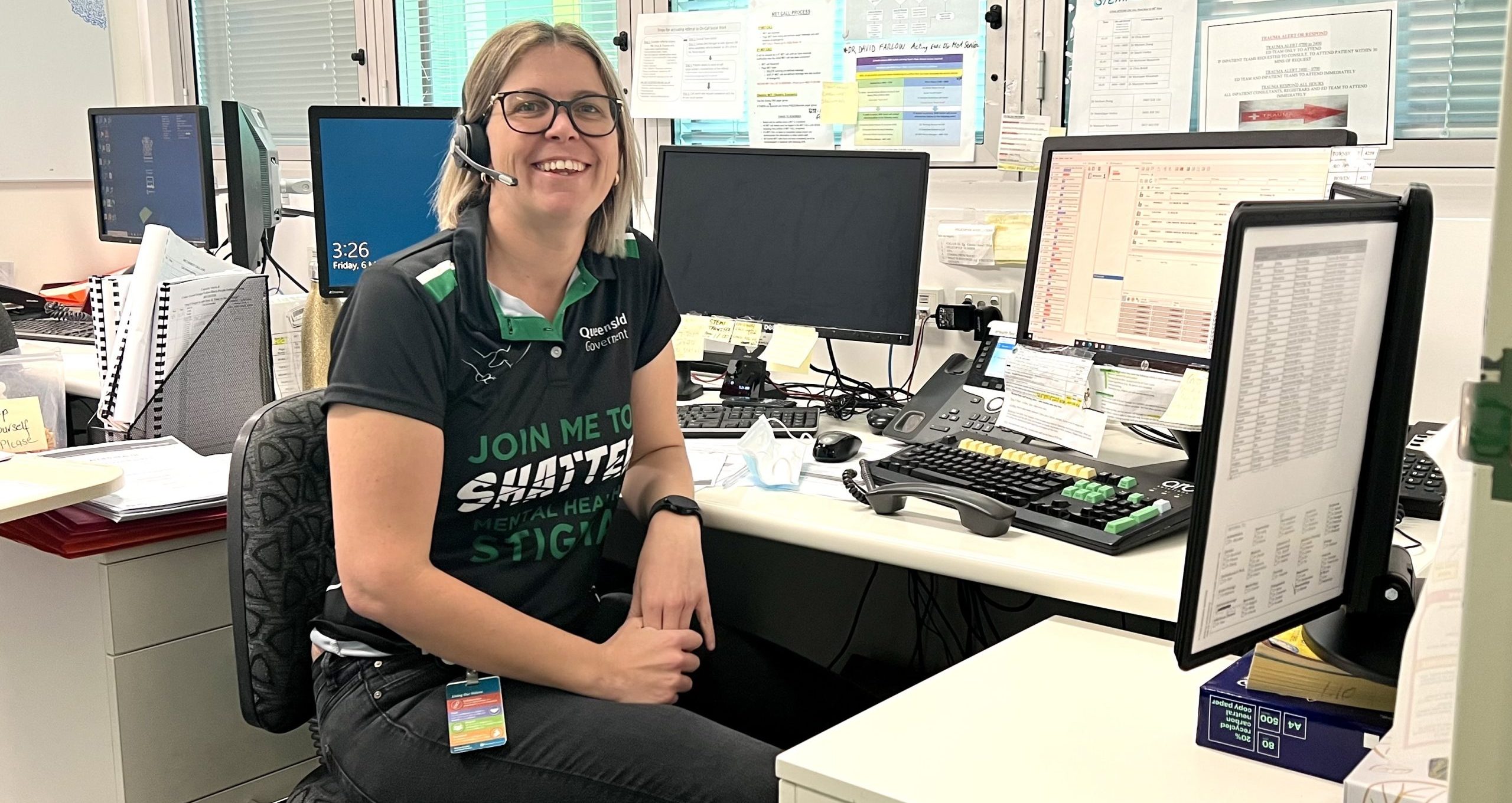 Switch Operator Tennille Hindle Mackay Hospital And Health Services